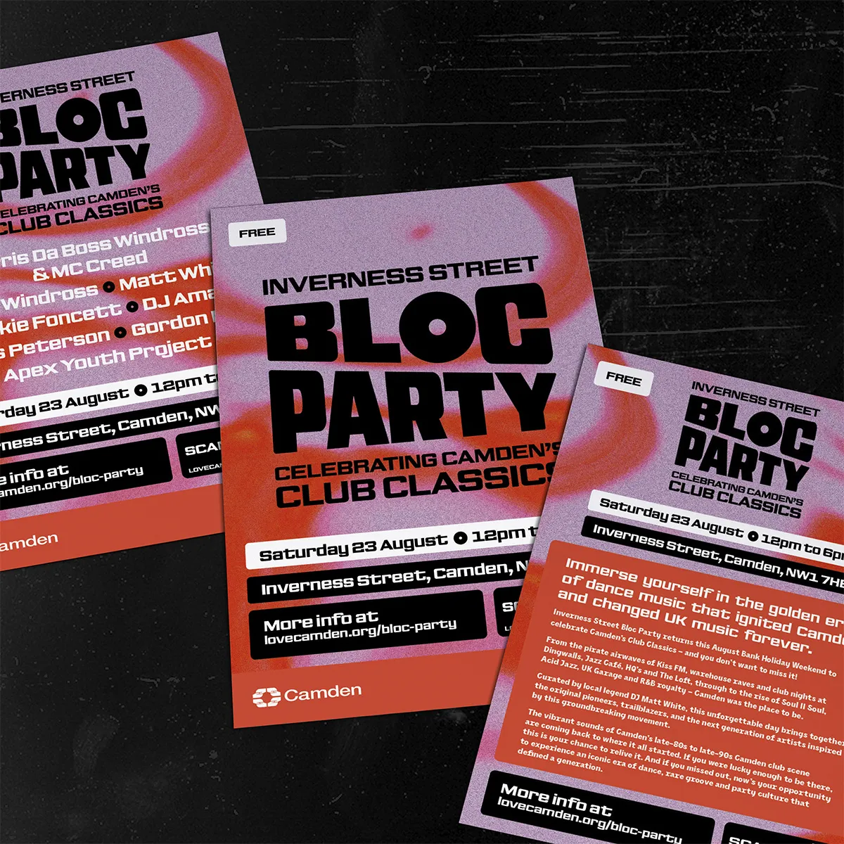 Bloc Party A5 Flyers